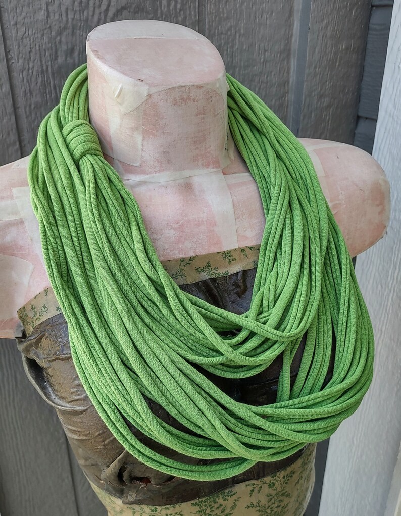 Kiwi Infinity Multi Strand T shirt Jersey Scarf image 6