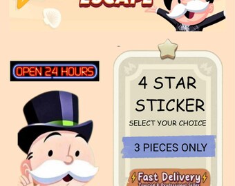 Mono-Go 4 Star Sticker