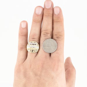10K Last Supper Ring, Real Solid 10K Gold Ring, Jesus Ring, Christian Jewelry, Men's Gold Ring, Two Tone Gold Ring, Religious Gold Ring, Men's Round Ring, Faith Ring, Gold Christian Ring, Last Supper Jewelry, Religious Gift for Men, 10K Gold Men's Ring, Solid Gold Jesus Ring, Christian Statement Ring, Unique Gold Ring, Gold Ring for Men, Catholic Jewelry, 10K Solid Gold Ring, Spiritual Gold Ring, Christian Gift, Men's Religious Jewelry, Last Supper Gold Ring