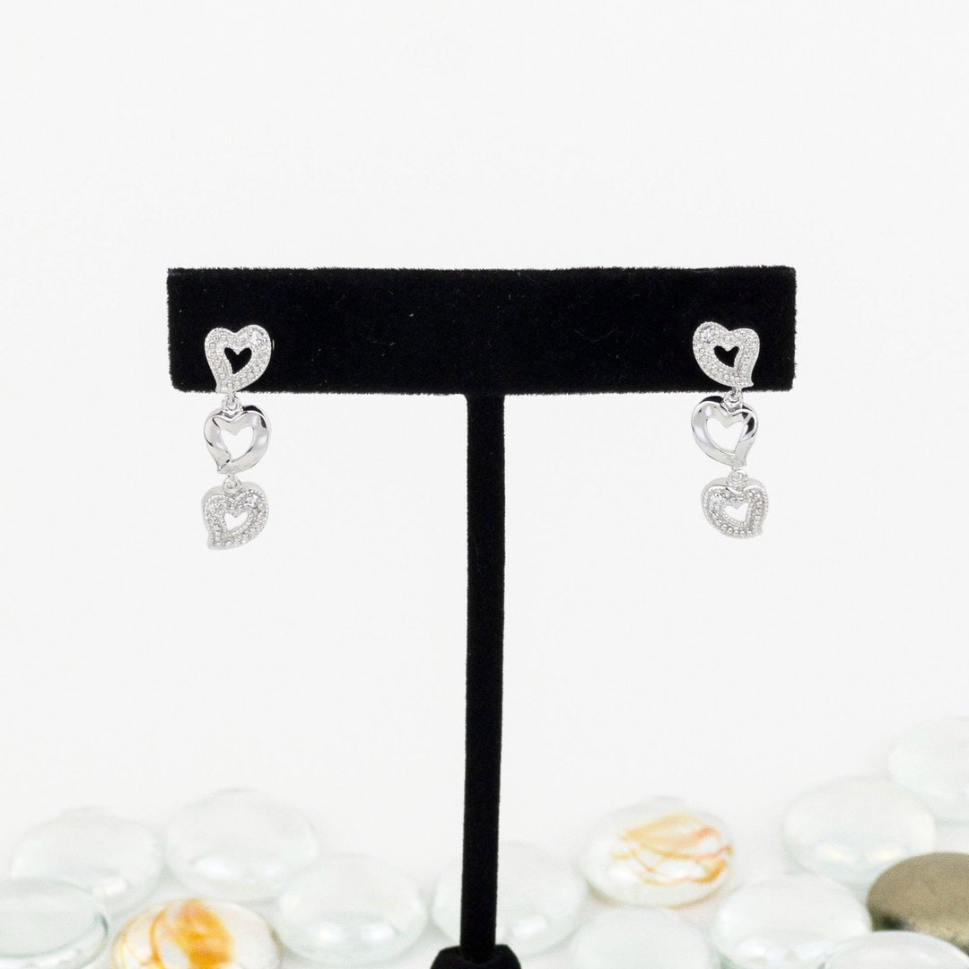 Lover-Tear Sterling Silver Charm Dangle Earrings