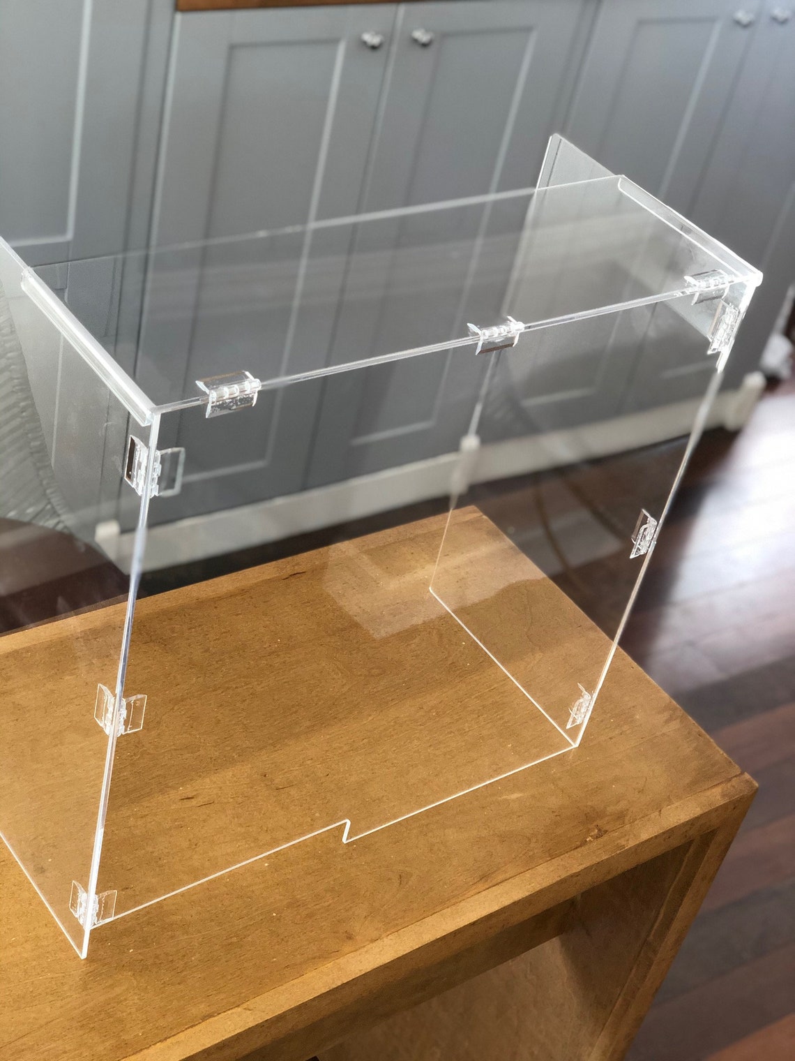 Portable Acrylic Tabletop Foldable Sneeze Guard Shield Etsy