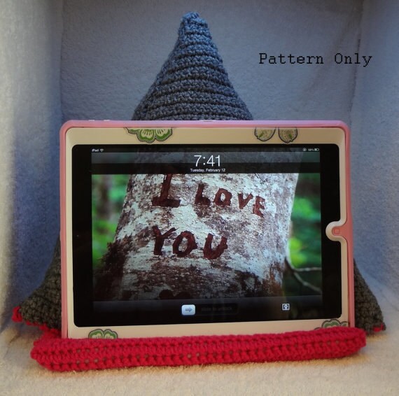 Tablet Pillow Crochet Pattern Tablet Rest Lap Pillow Etsy