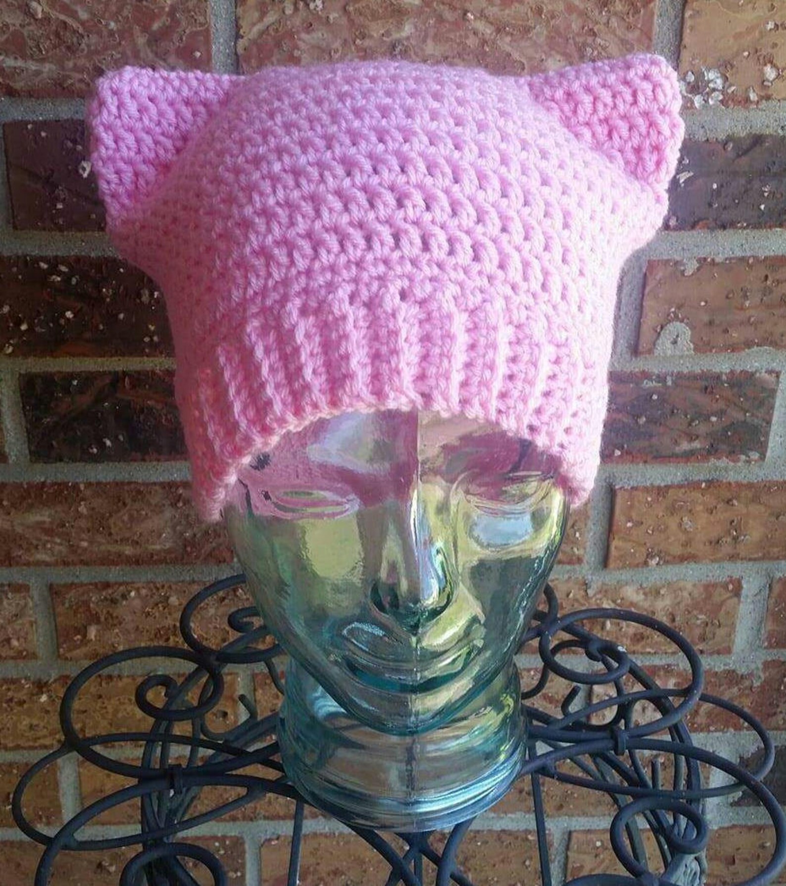 Cat Ear Beanie Kitten Ears Hat Crochet Hat Pussy Hat Etsy