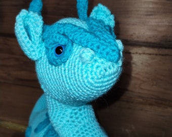 READY TO SHIP, Nessie the Loch Ness Monster, Crochet, Stuffed Animal, Amigurumi