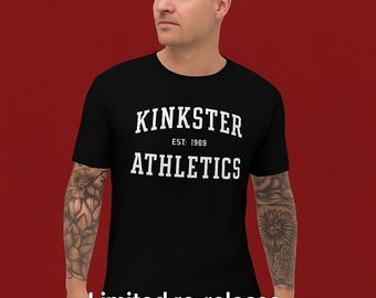 Camiseta gay – Camiseta vintage de Kinkster Athletics con estampado masculino LGBTQ
