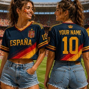 Vintage Spain Jersey - Etsy