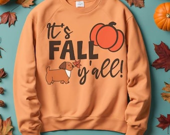 It's Fall Y'all | Its Fall Y'all Sweatshirt| Its Fall Y’all  PNG | Halloween SVG/PNG | Its Fall Yall Shirt