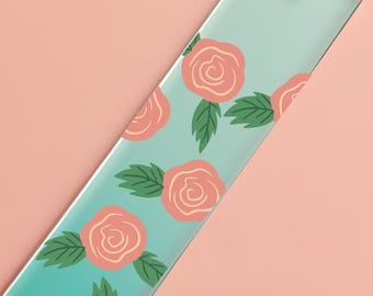 Bookmark SVG: Acrylic Bookmark SVG | Wildflower Bookmark Svg | Unique Bookmarks for Women | Bookmark PNG | Wildflower