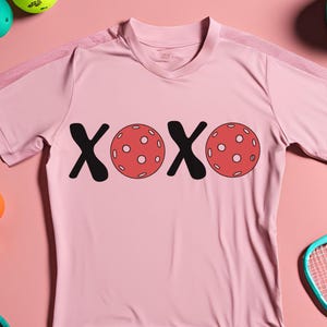 Pickleball SVG | XOXO Dateien | Pickleball Valentinstag SVG | Pickleball Shirt | Lustiges Pickleball Logo | PNG-Datei: