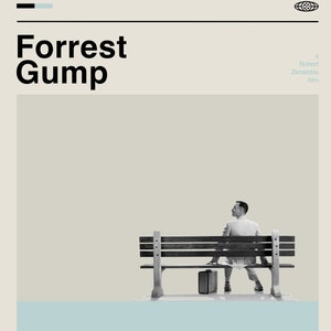 Mid-Century Modern Filmplakat von Forrest Gump