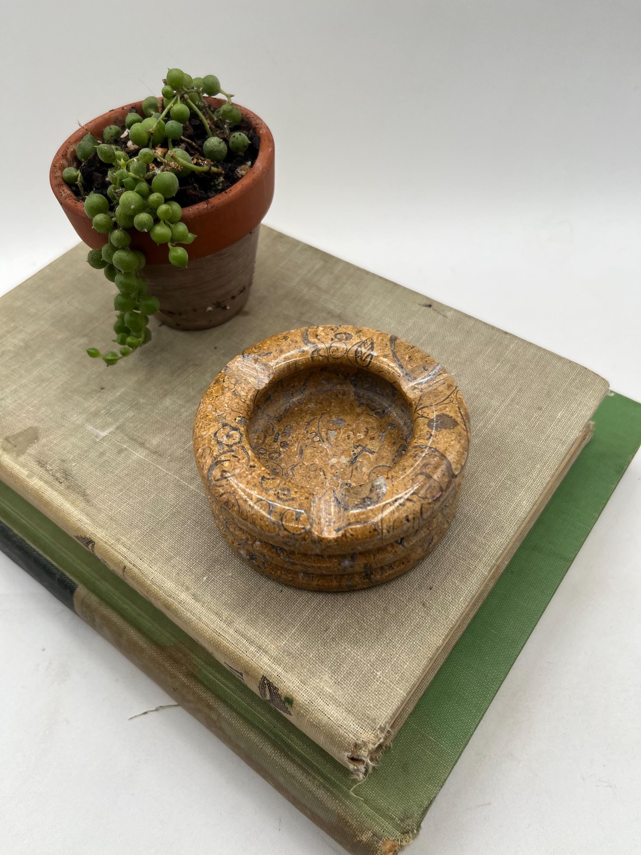 Vintage Marble Ashtray - Etsy