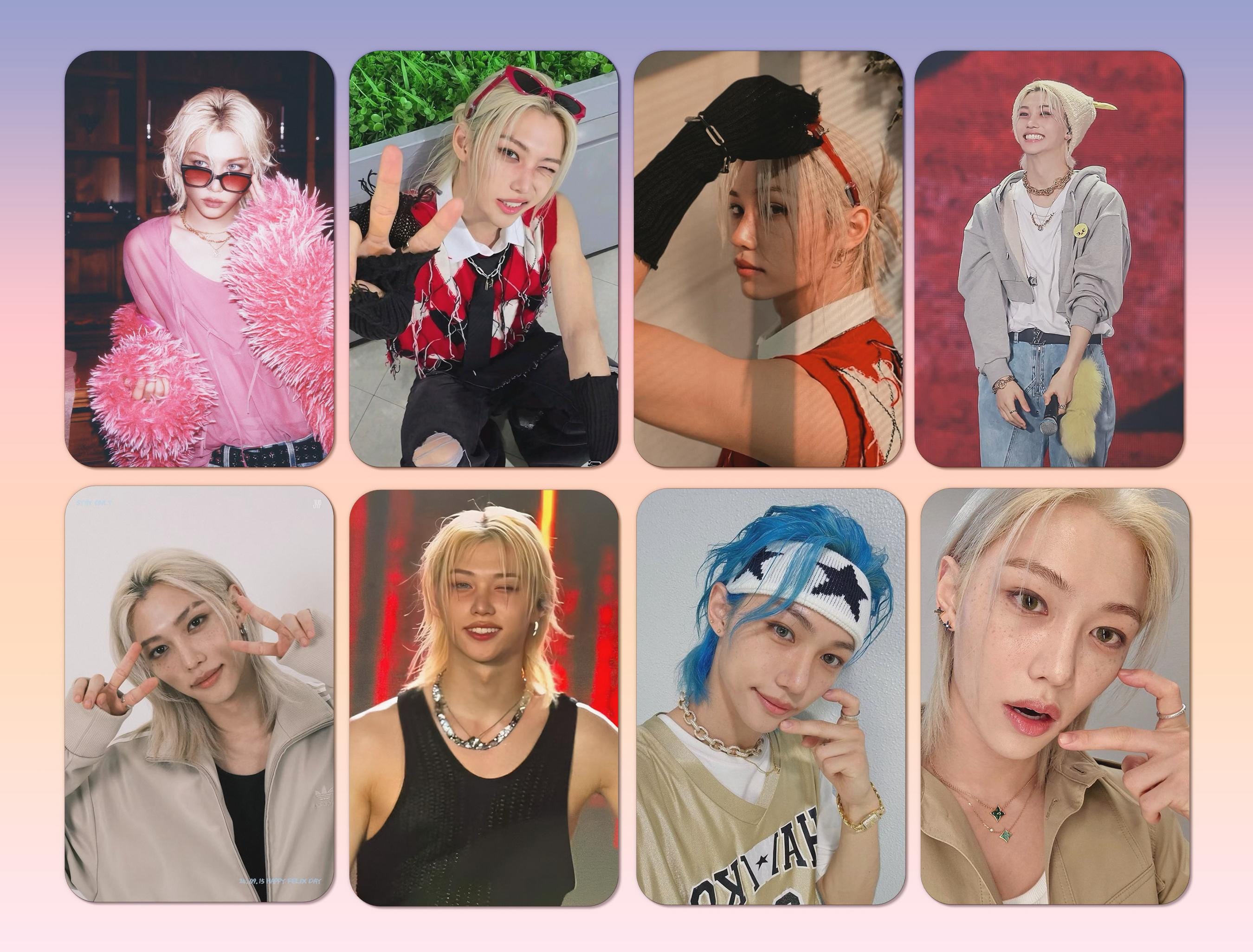 Felix SKZ Photocard Set | Stray Kids Kpop Collection - Etsy Finland