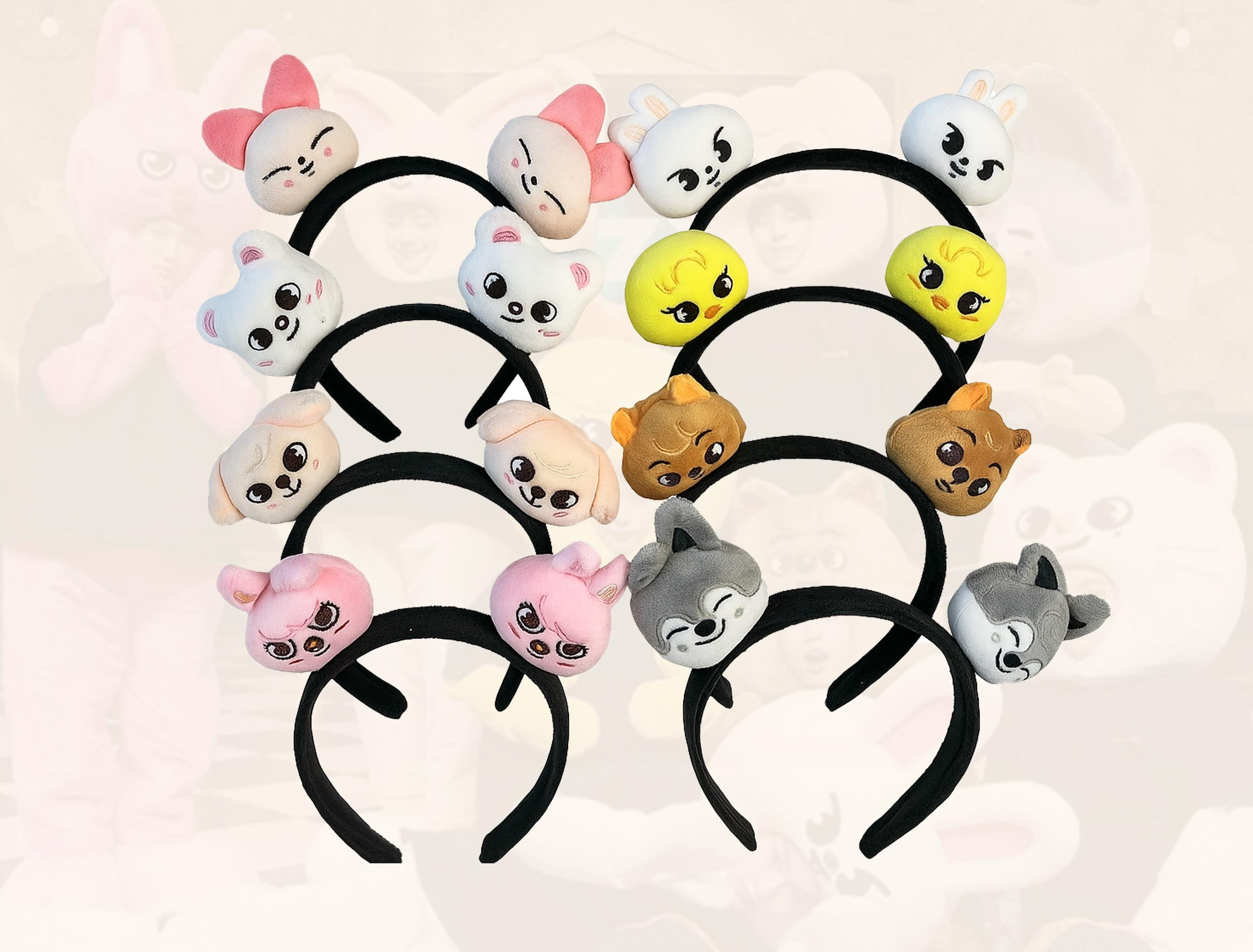 Skzoo Plush Headband, Straykids Inspired Headband, Gift for SKZ