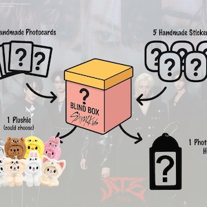 Stray Kids Gift Box, Handmade Plushie, Stickers, Photocards