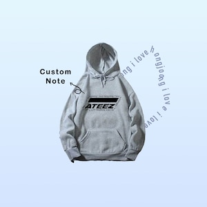 Ateez hoodie | Ateez shirt | K-pop fan gift | Ateez merch | custom K-pop hoodie