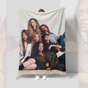 Katseye Blanket | Katseye Plush Blanket | Katseye Merch | Katseye | Katseye gift for her | Katseye Manon | KATSEYE | Katseye Sophia | Megan
