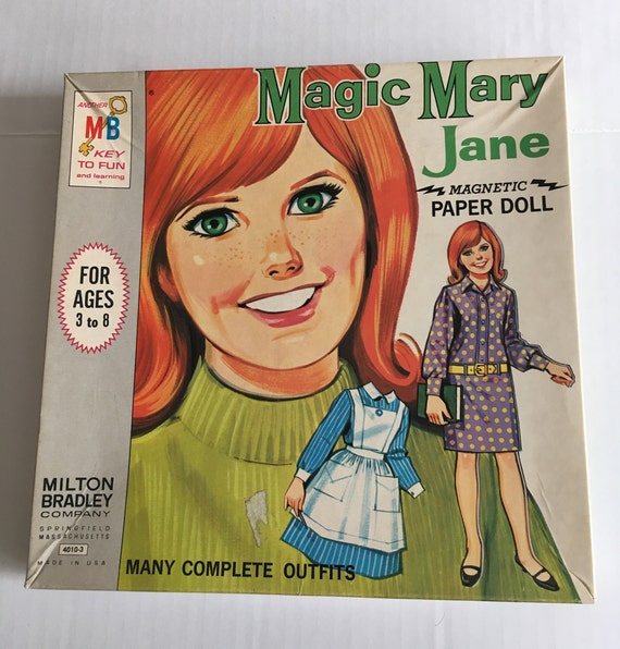 magnetic paper dolls vintage