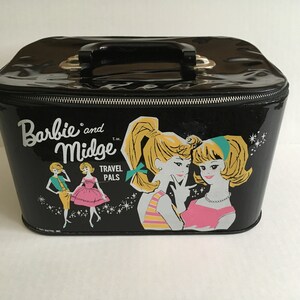 Vintage Barbie and Midge Travel Pals Case 1963 Doll Storage Etsy
