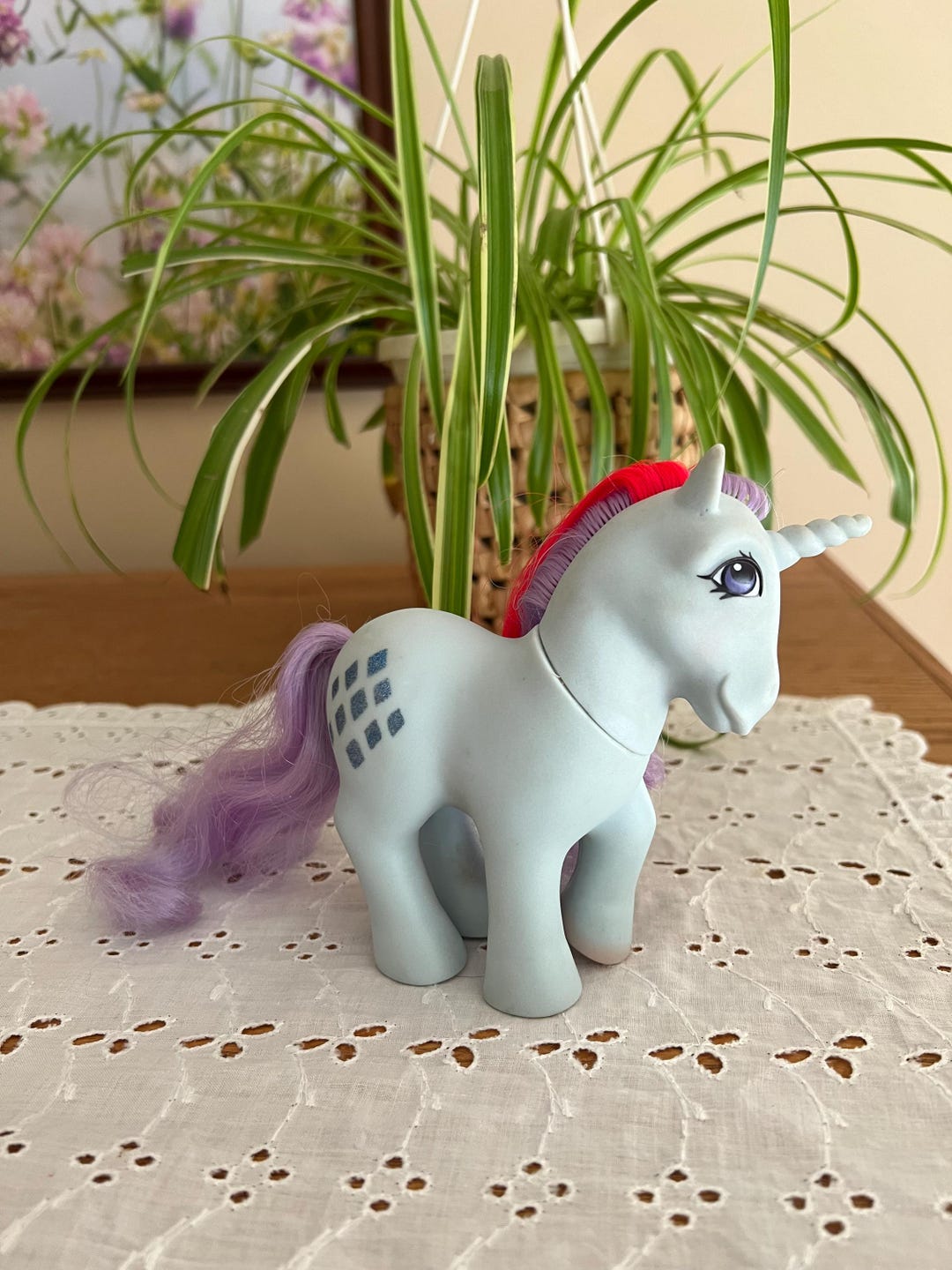 Mon Petit Poney Vintage G1 Star Hopper - Hasbro Hong Kong 1984 - Licorne Pailletée