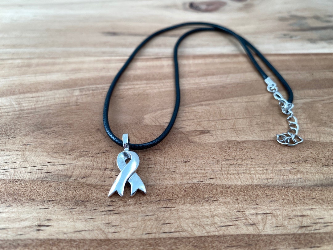 Breast Cancer Ribbon Pendant - Etsy