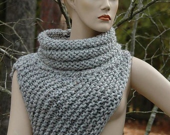 Knitting Pattern - Katniss Cowl Huntress Vest