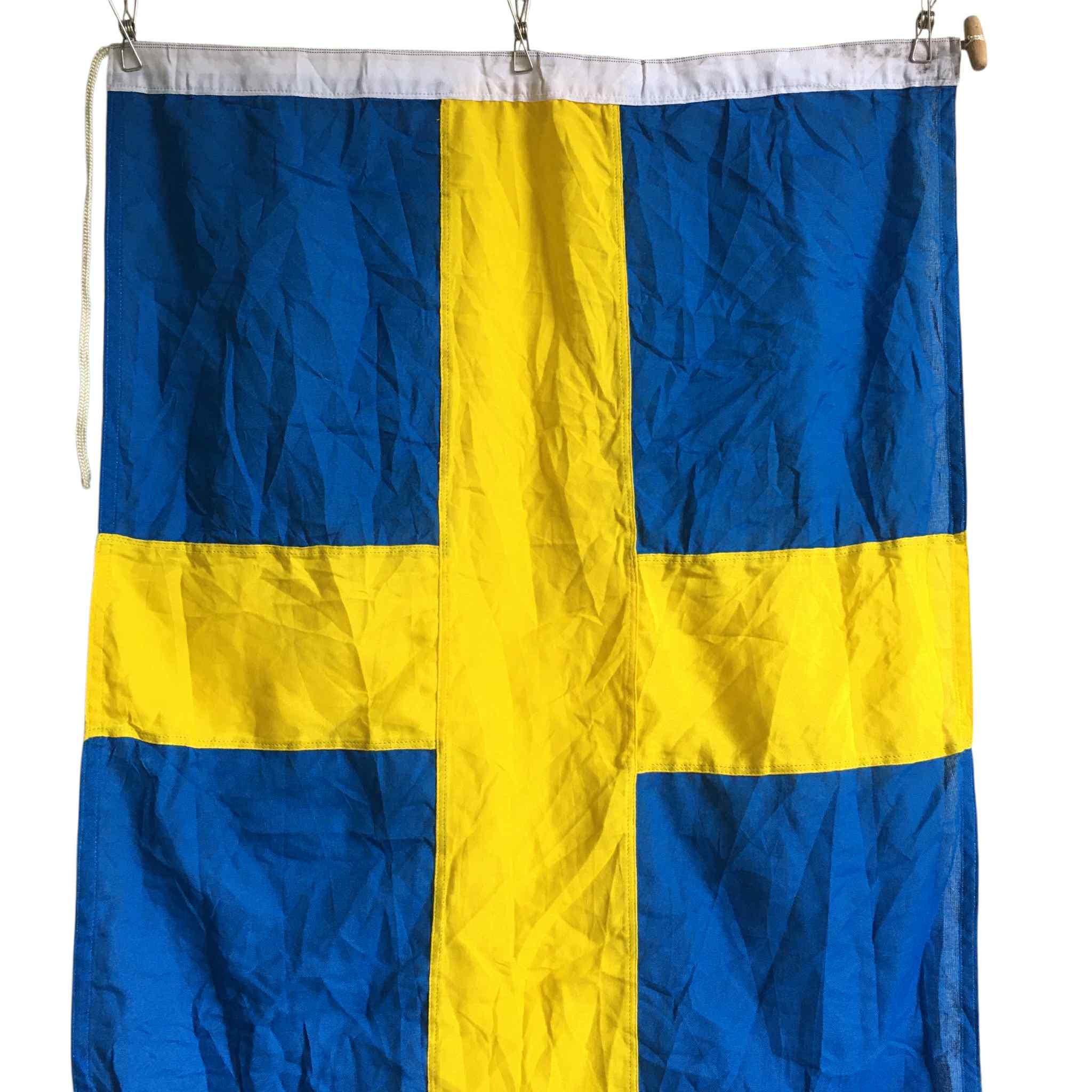 Vintage Swedish National Sweden Flag - Etsy