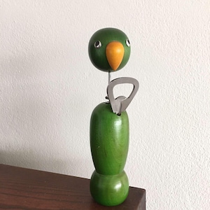 Vintage Japanese Wooden Bottle Opener