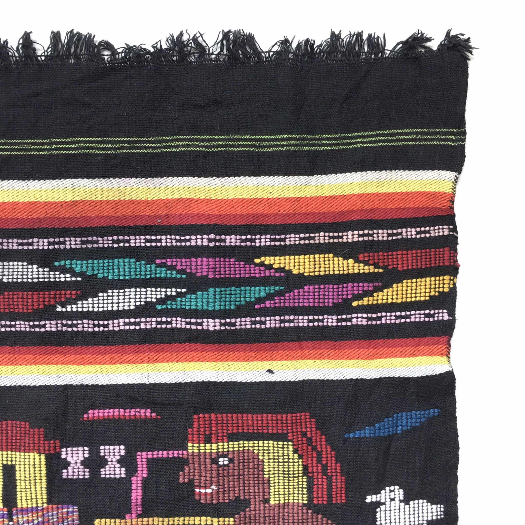 Tenture murale / tapisserie kilim tissée à la main en laine avec
