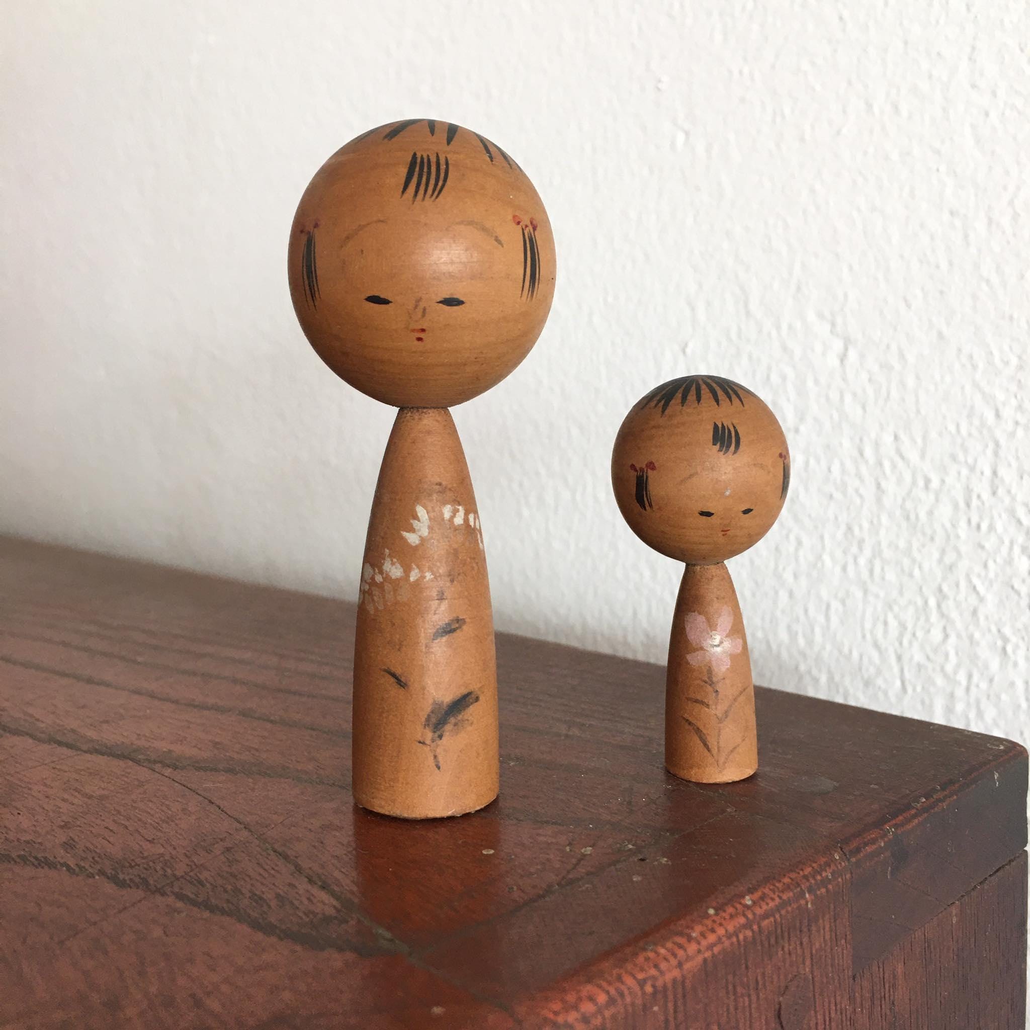 Vintage kokeshi doll - Etsy 日本