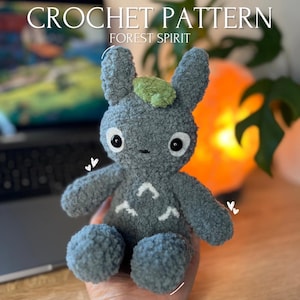 Forest Spirit Crochet Pattern / Crochet Forest Spirit / Crochet Pattern / Ghibli / Beginner friendly - Intermediate / crochetbynahren