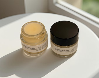 Hyaluronsäure Squalan Süßholz Wurzel Lippenbalsam, Natürliche glänzende Lippenpflege