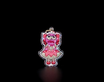 Llaveros holográficos de Magical Girl Smiling Friends, Adult Swim Pim
