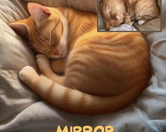 Personalized Cartoon Pet Portrait, Custom Cartoon Pet Portrait, Personalized Cat Dog Portrait, Digital Download Custom Pet Portrait