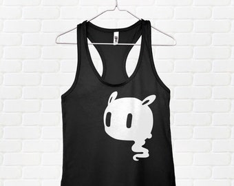 Yami Kawaii Clothing Pastel Kawaii ghost flowy tank top Nu goth emo spooky aesthetic