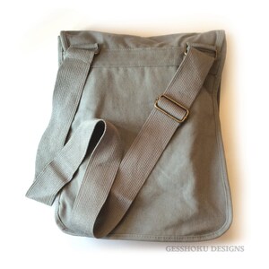Fox Art Bag Japan Kitsune Crossbody Bag Canvas Messenger Bag - Etsy