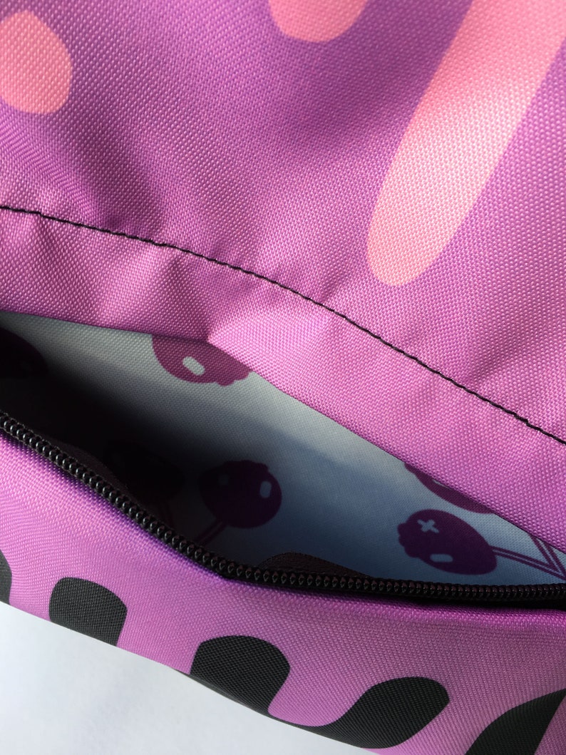 Pastel Goth Backpack Slime School Bag Yami Kawaii Purple Pink - Etsy