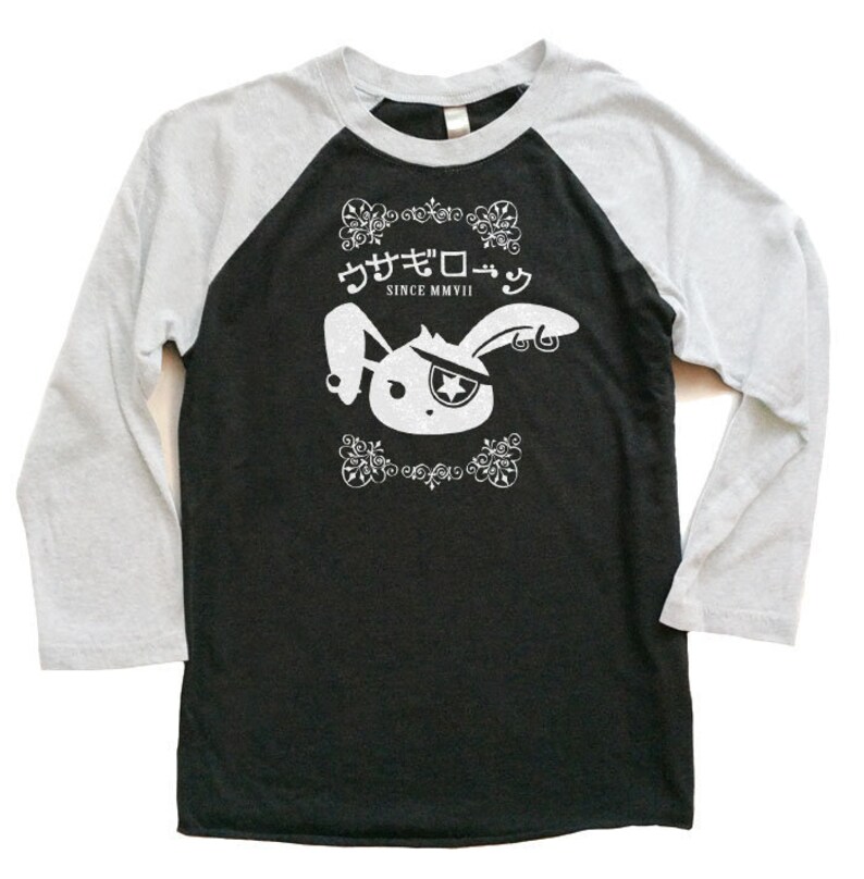 White Rabbit Shirt Visual Kei Aesthetic Pastel Grunge T Shirt Etsy