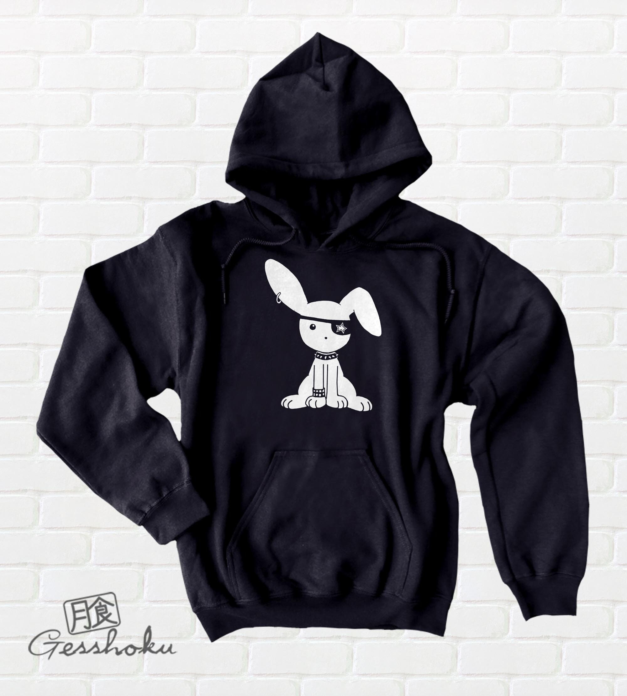 Goth bunny hoodie hotsell