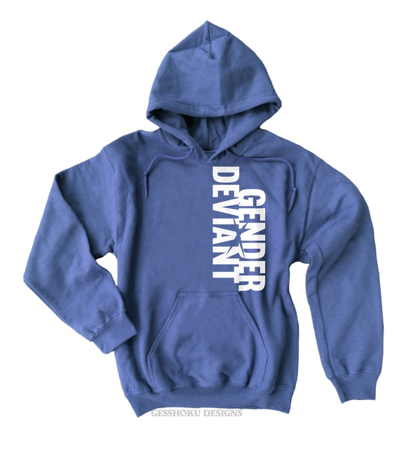 Gender Neutral Sweatshirt Gender Deviant Hoodie - Etsy