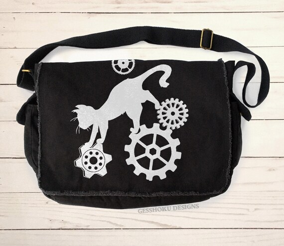 cat messenger bag