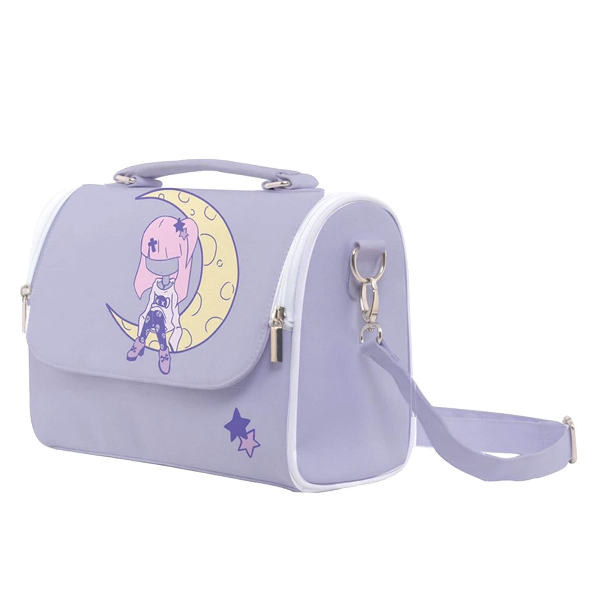 Anime Shoulder Bag Students Girl Moon Star Sweet Cute Bow Handbags (Pink)  RAU | eBay
