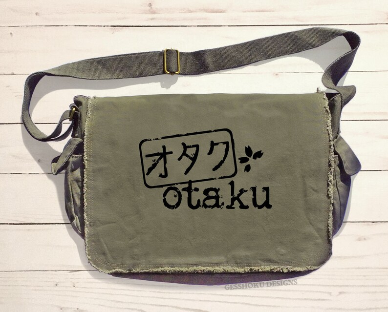 Japan Geek Bag Anime Otaku Messenger Bag Japanese Laptop Bag Etsy