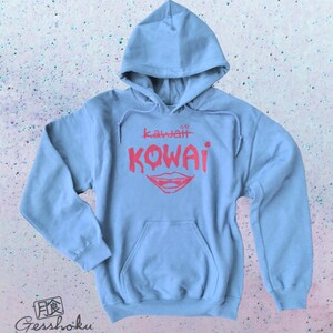 KOWAI Not Kawaii Hoodie Creepy Cute Sweatshirt Pastel Goth - Etsy