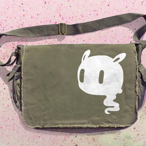 Creepy Cute Messenger Bag pastel goth bag Kawaii Ghost gothic lolita shoulder bag laptop bag