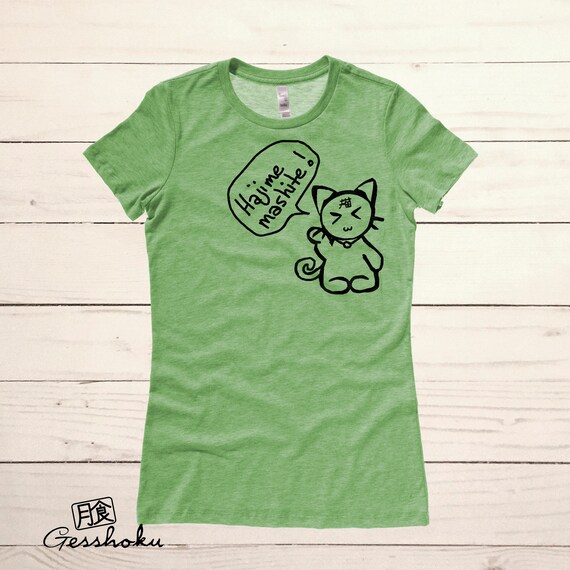 japanese cat shirt