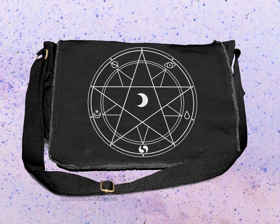 Crafty Witchy Mini Black Notebook Pagan Gothic Gift Pentagram Occult Spells