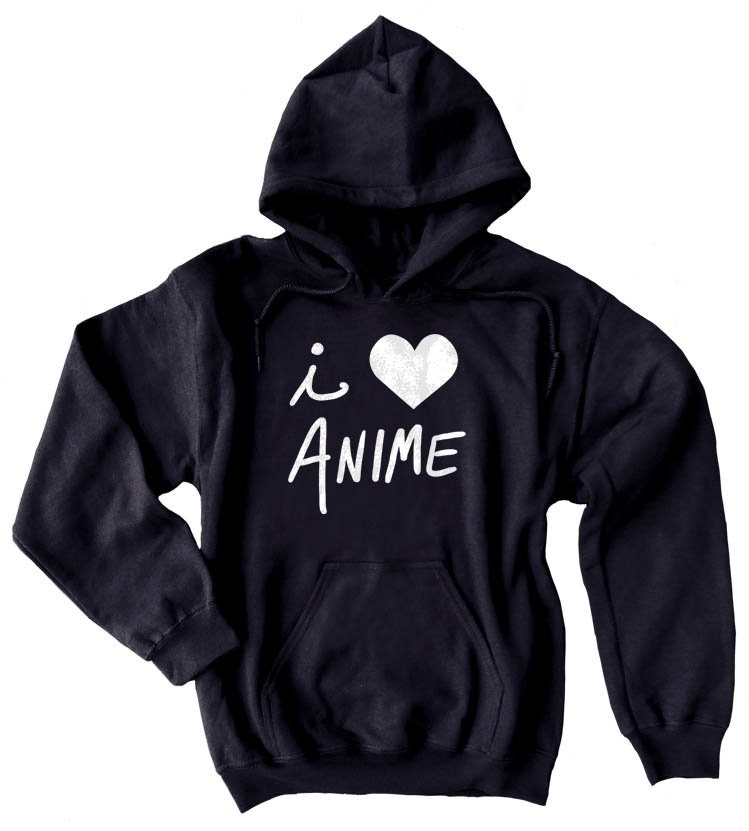 Buy Anime Sweatshirt I Love Anime Hoodie Otaku Japanese Hoodie Online in  India  Etsy