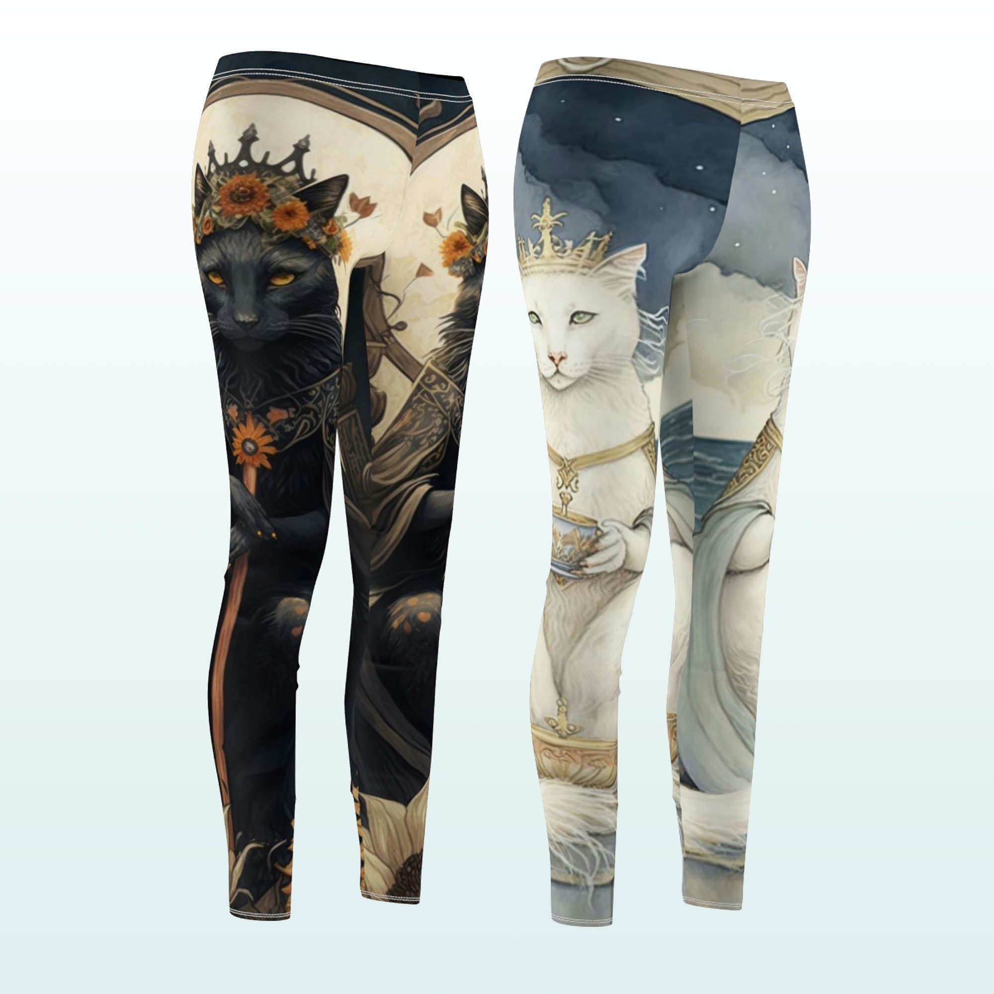 Cats Print Leggings Etsy Singapore