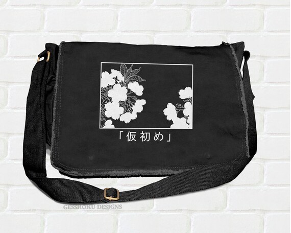 Sakura Aesthetic Messenger Bag transience Kawaii -  Israel