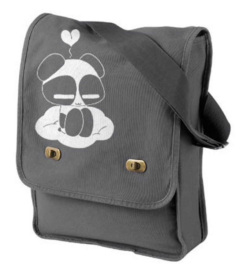 Kawaii Panda School bag bookbag cute panda laptop bag Kawaii panda on a cloud